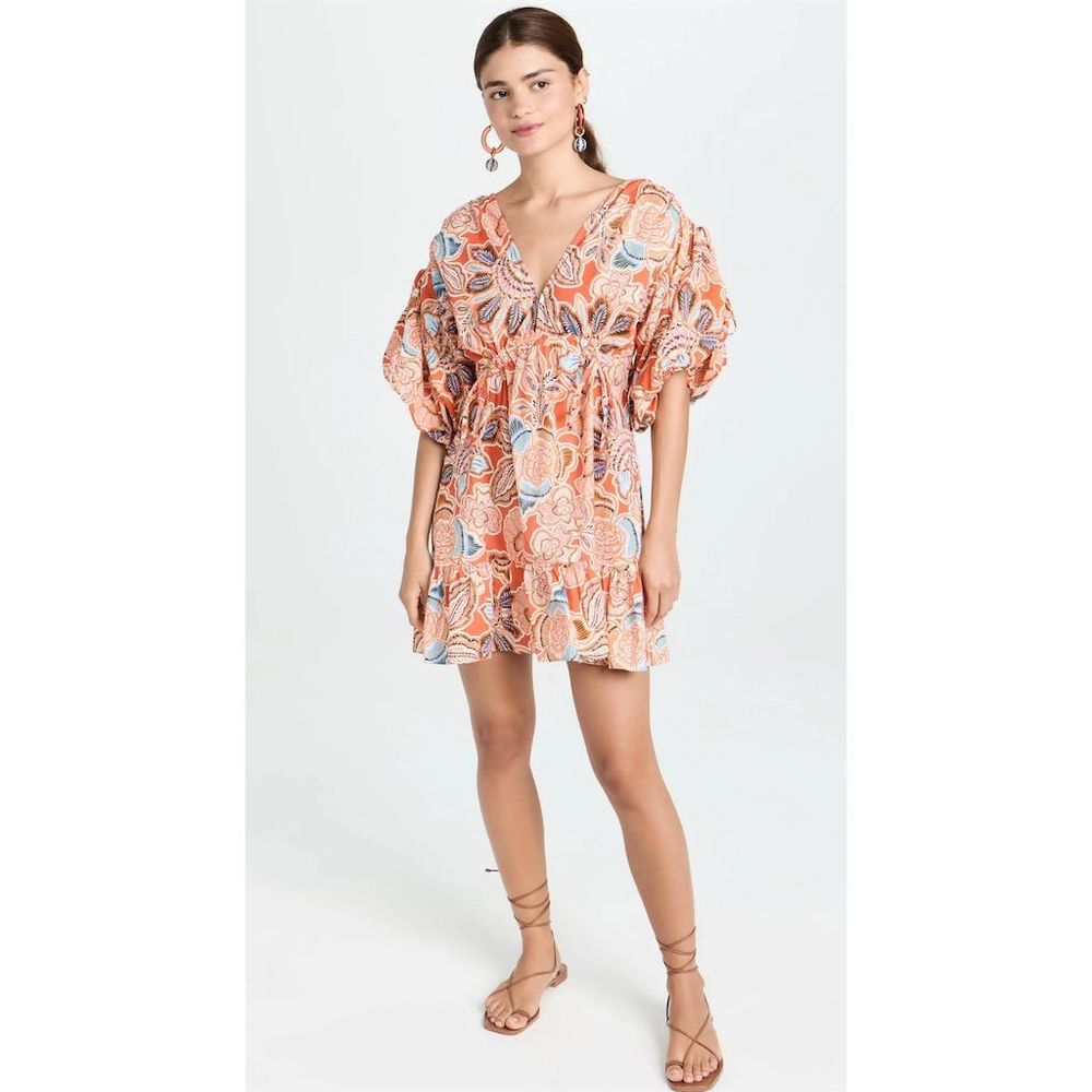 MISA Los Angeles Sari Mini Dress Size Large NWOT $375 msrp